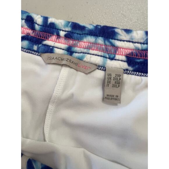 Isaac Mizrahi Soho Petite Quilted Knit Jacquard Skort BLUE NWOT SIZE 2XP - Picture 4 of 10